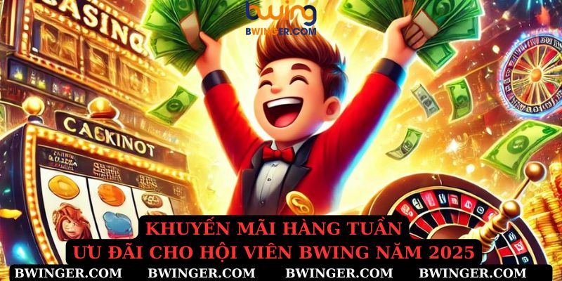 Khuyến mãi hàng tuần ưu đãi cho hội viên bwing năm 2025