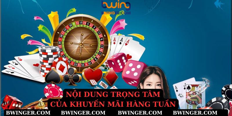 Nội dung trọng tâm của khuyến mãi hàng tuần